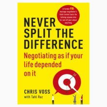 Never split the difference book by Chris VossNever split the difference book by Chris Voss