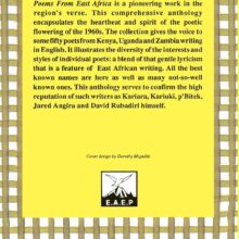 Poems From East Africa D. Cook 22& D. Rubadiri Poems From East Africa D. Cook & D. Rubadiri