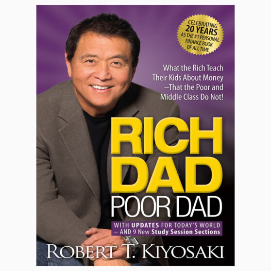 Rich dad poor dad book by Robert Kiyosaki