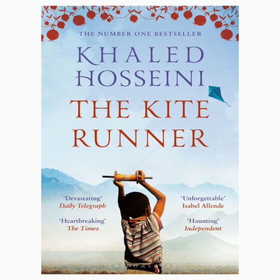 The kite runner book by Khaled Hosseini
