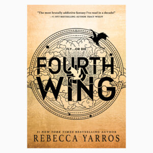 Fourth Wing book by Rebecca Yarros H/C