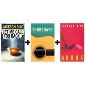 Let me call you back + Drunk + Thursdays books by Jackson Biko