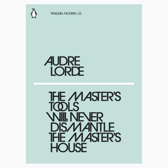 Master's Tools Will Never Dismantle book by LORDE AUDRE