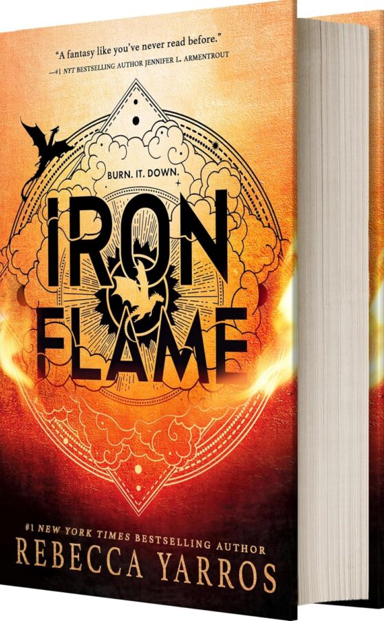 on Flame (The Empyrean, 2) Hardcover – November 7, 2023 by Rebecca Yarros (Author)
