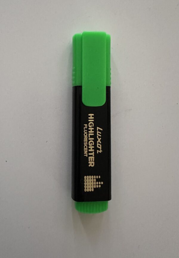 LUXOR Highlighter Flourescent Light Blue