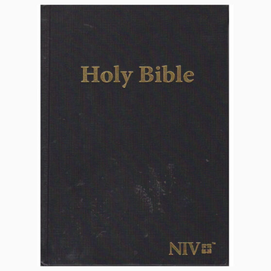 NIV Bible Giant Print HardBack (Black) by BIBLICA