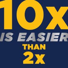 10x Is Easier Than 2x How World-Class Entrepreneurs Achieve More by Doing Less by Sullivan, Dan, Hardy, Dr. Benjamin